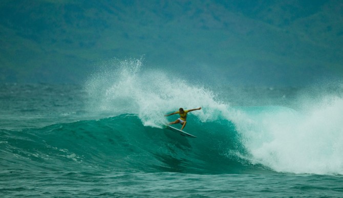 "It doesn't matter what I’m doing," said Stephanie Gilmore. "I want to win. And I don’t think that ever leaves somebody." Photo: Heywood/Roxy
