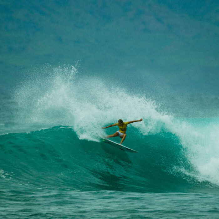 "It doesn't matter what I’m doing," said Stephanie Gilmore. "I want to win. And I don’t think that ever leaves somebody." Photo: Heywood/Roxy