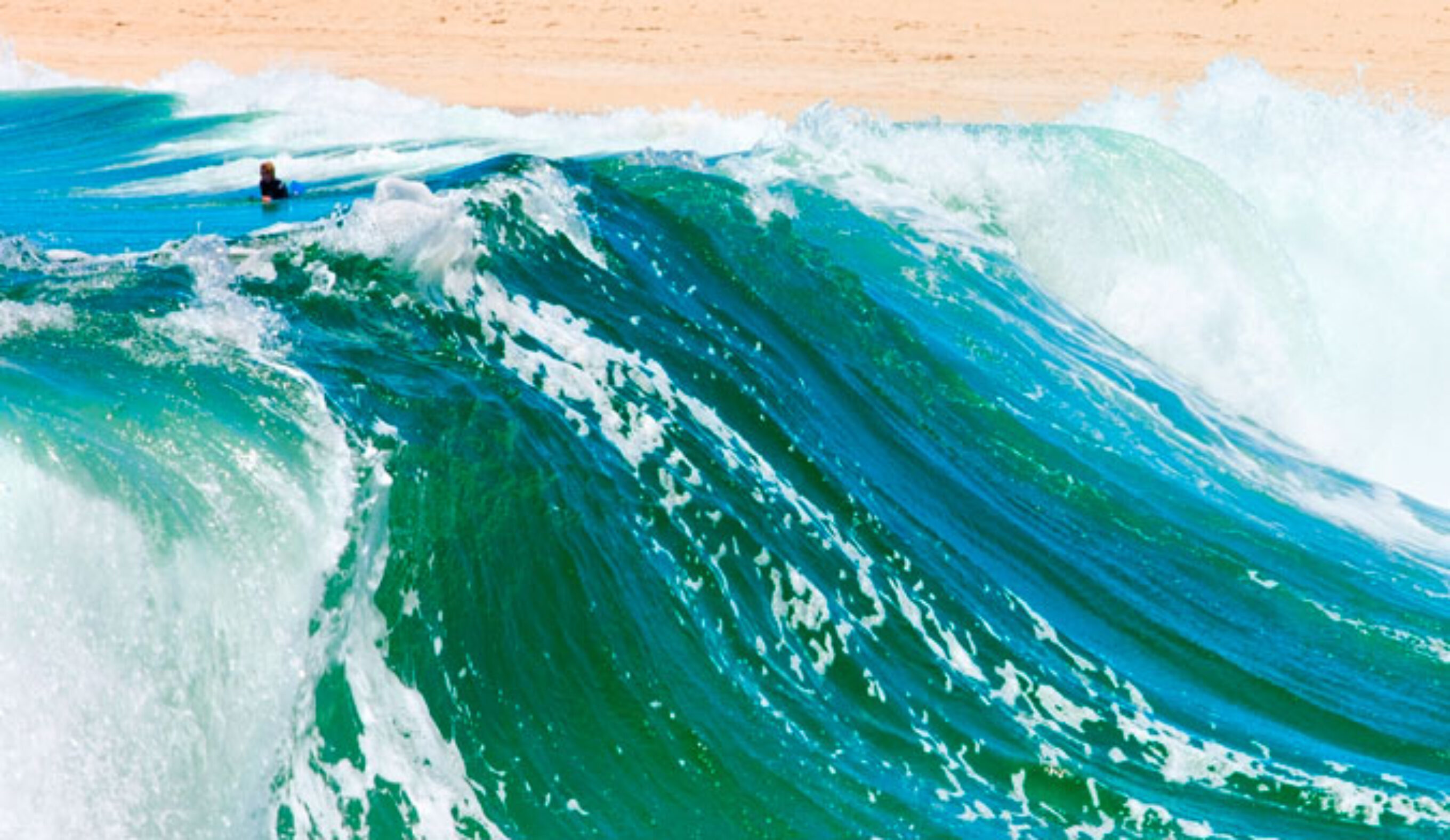 Surfers Point, WA, the scene of the accident. Last year, another surfer died after hitting his head on the reef. Photo: Shutterstock