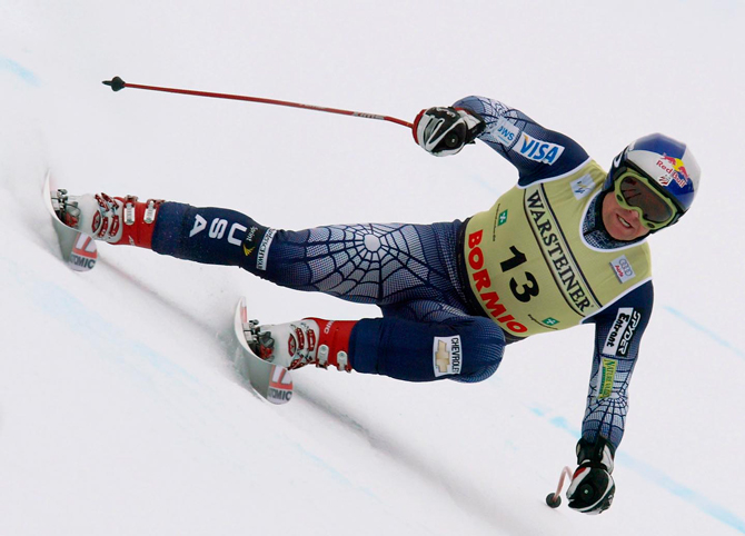 Bormio, Italy for the downhill World Cup. Photo: Courtesy of Daron Rahlves