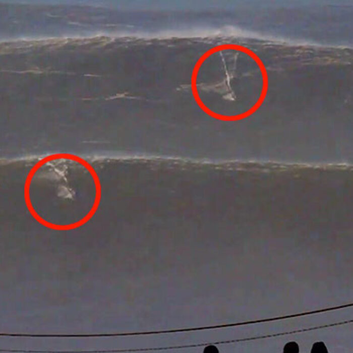 Benjamin Sanchis may have broken some kind of surfing speed record with this one.