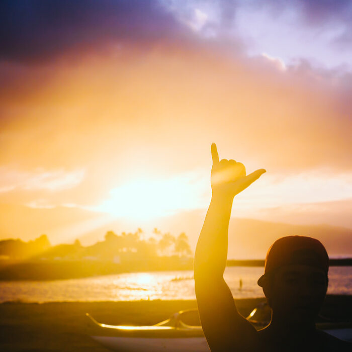 Shaka from the North Shore.