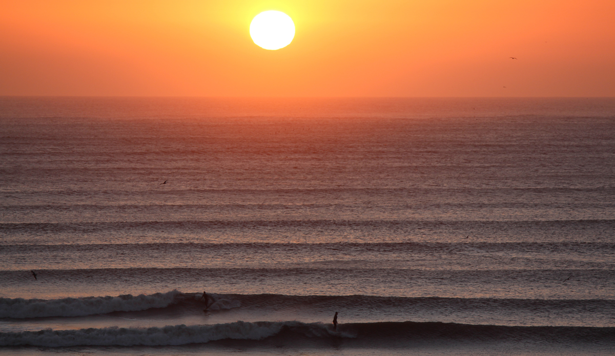 sunset and Lines for days in Peru.