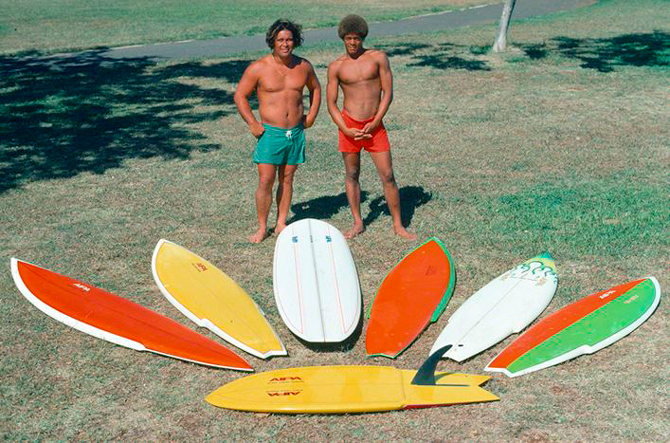 Aipa with Buttons and an Aipa-shaped quiver. Photo: Courtesy of Ben Aipa