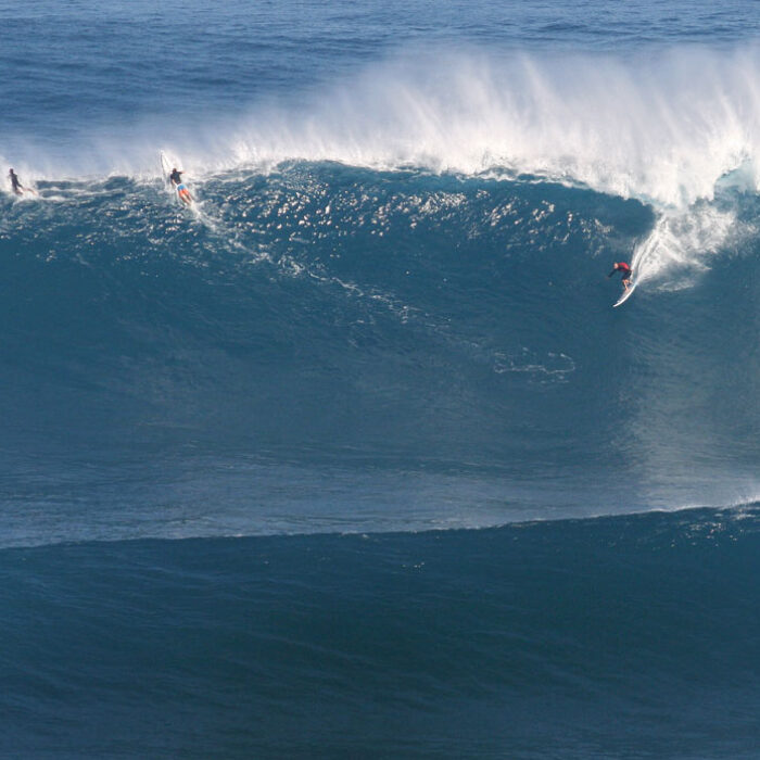 A bunch of Jaws chargers took their chances and stayed around for Maui's biggest, best wave. And they most definitely do not regret it.