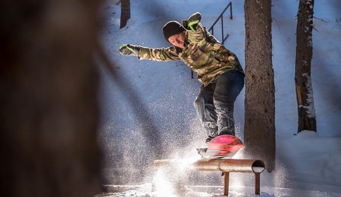 "Boss Huot (@sethhuot) presses proper." Photo:  The Spot | @_thespot_