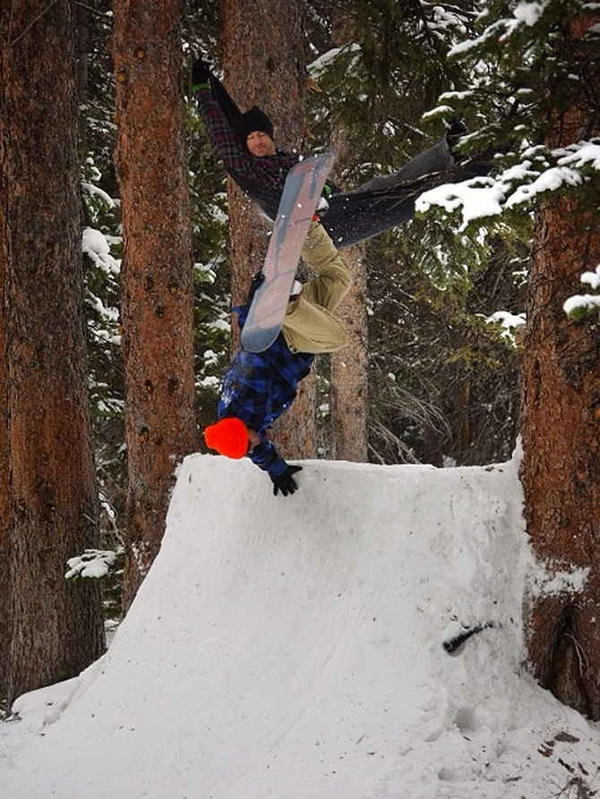 "@jeremy___jones chills while @therealjp thrills #thespotbrighton" Photo:  The Spot | @_thespot_