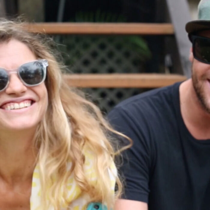 Alex Dephillipo and Leah Dawson - jokin' around.