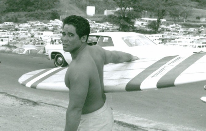 Ben Aipa (24) at Makaha Beach on the westside of Oahu. Photo: Courtesy of Ben Aipa