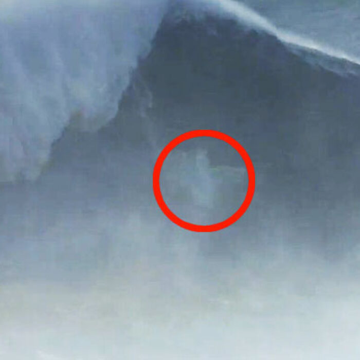 Sanchis goes down hard in the worst possible place. Moments later, the full brunt of Nazaré's weight lands on him. And you can bet that brunt weighs a whole lot.