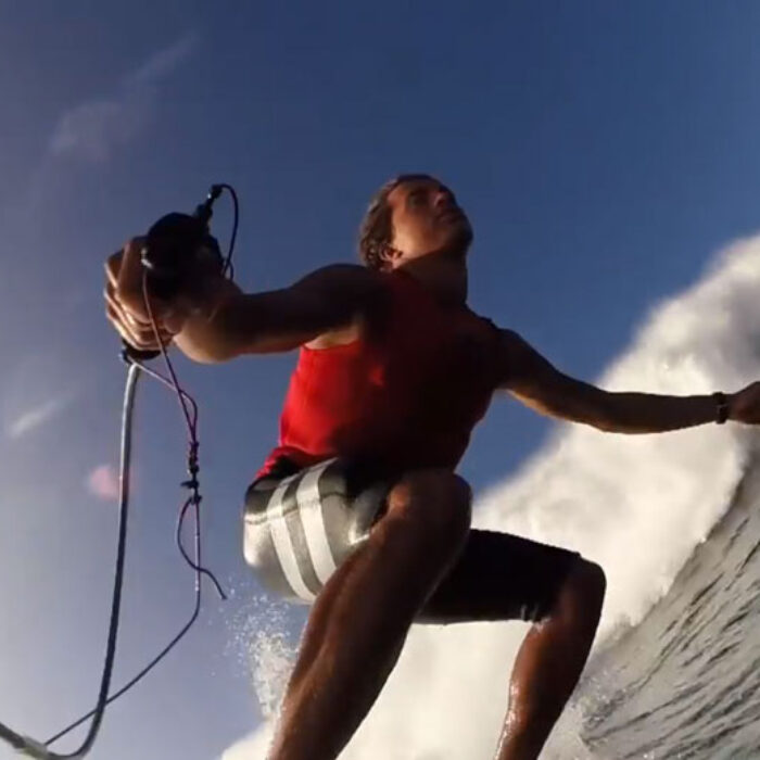 Kai Lenny tackles jaws on motorized surfboard