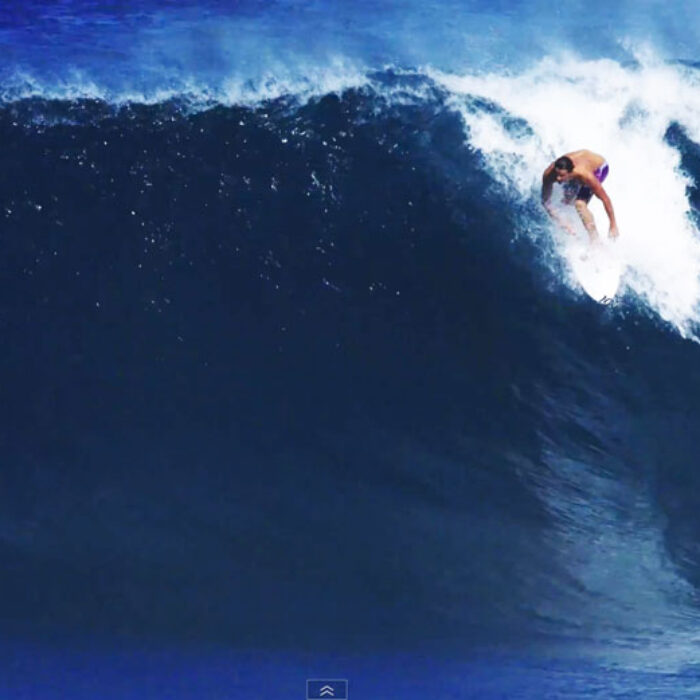 Julian wilson charging the north shore