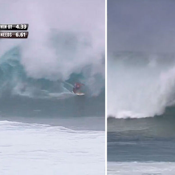 But of course, everyone's always going to judge the judges, so for a quick comparison, let's have a look at Jadson Andre's 9.37 and Kelly Slater's 9.57.