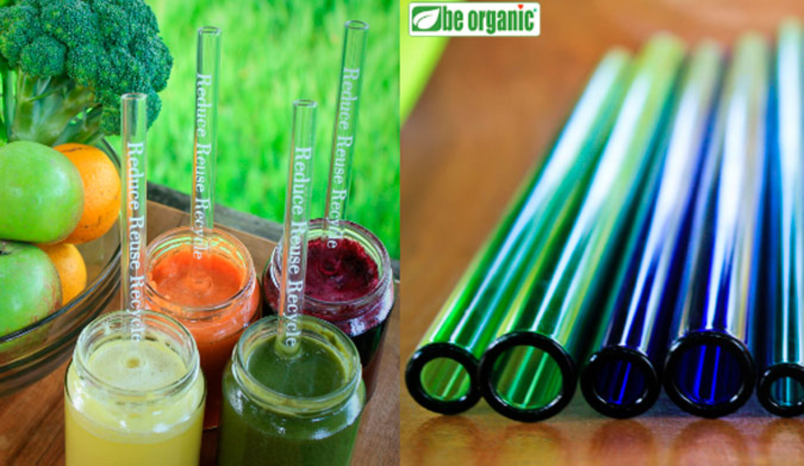 Glass straws. Genius.