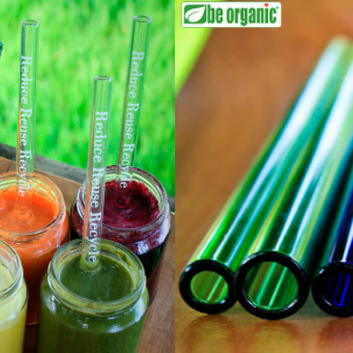 Glass straws. Genius.