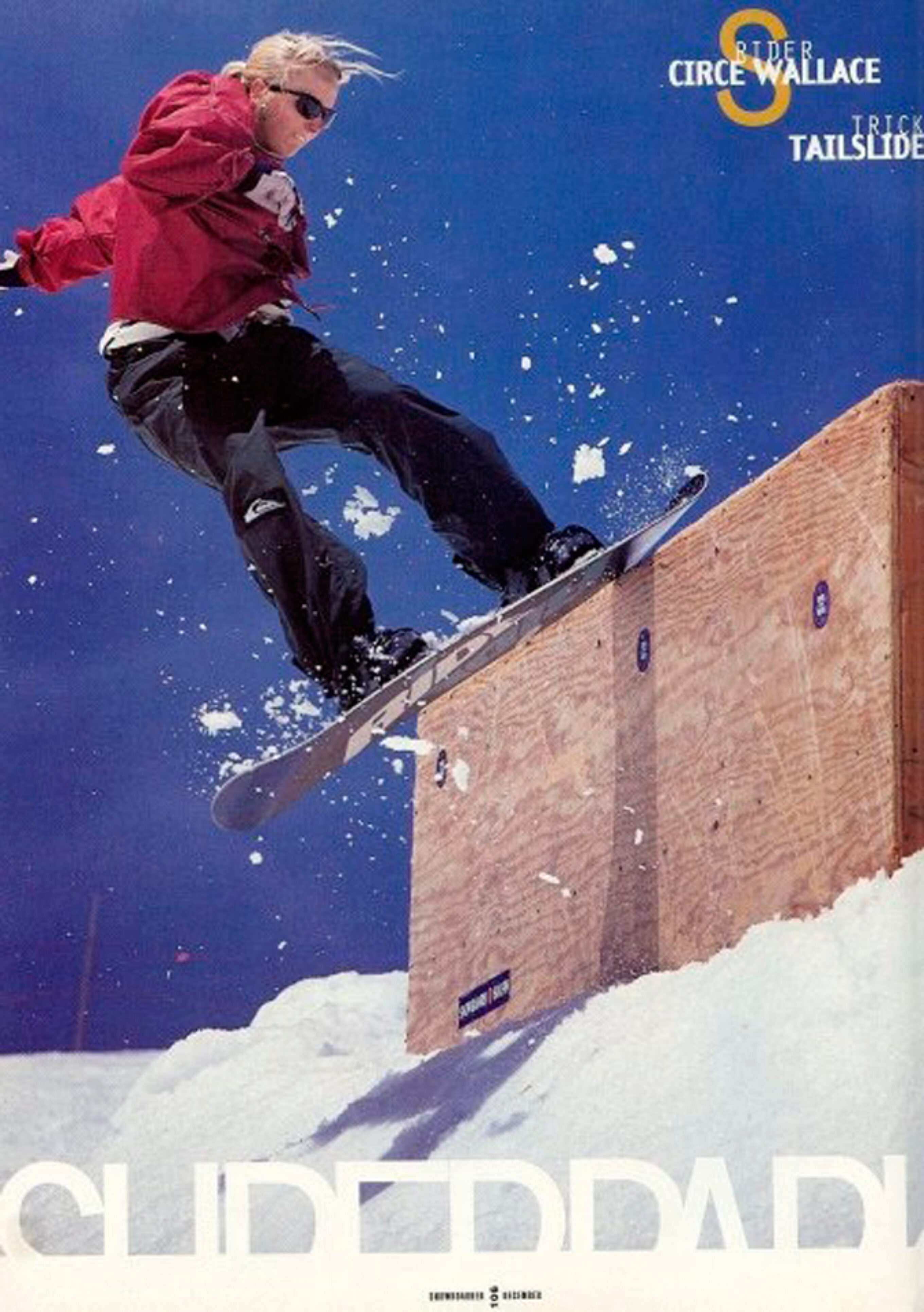 This what the first Superpark ever, or close to it anyway.  I had just gotten on Quiksilver and I sewed that little patch on my pants.  Jibbing was a big thing then. Photo: Courtesy of Circe Wallace