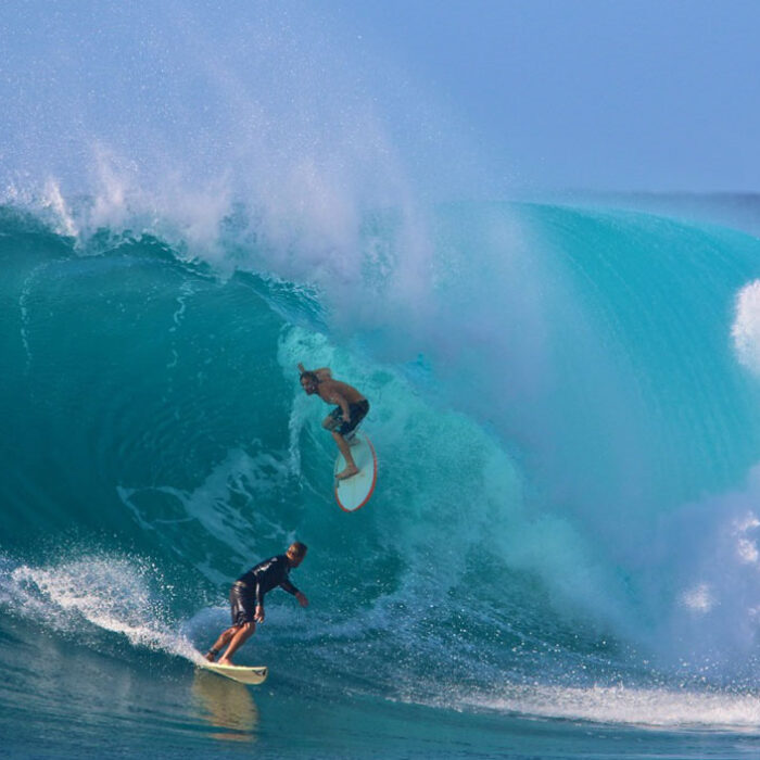 It was the best day of the winter so far: classic 6-8 ft Honolua perfection