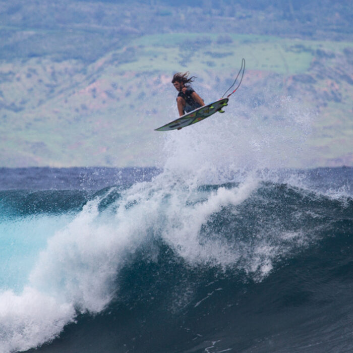 Matt Meola boosting an air