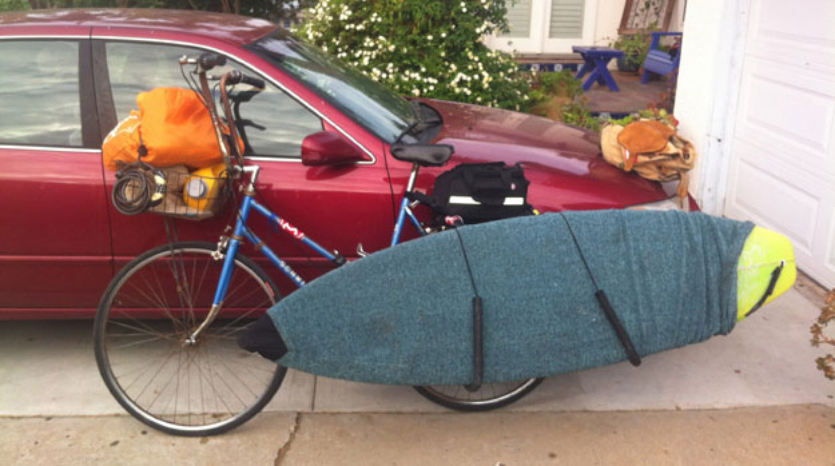 Bike pedaling is better than gas pedaling.