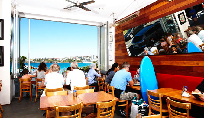 View from inside Speedos Cafe. Photo: <a href="https://www.speedoscafe.com.au">Speedos Cafe</a>