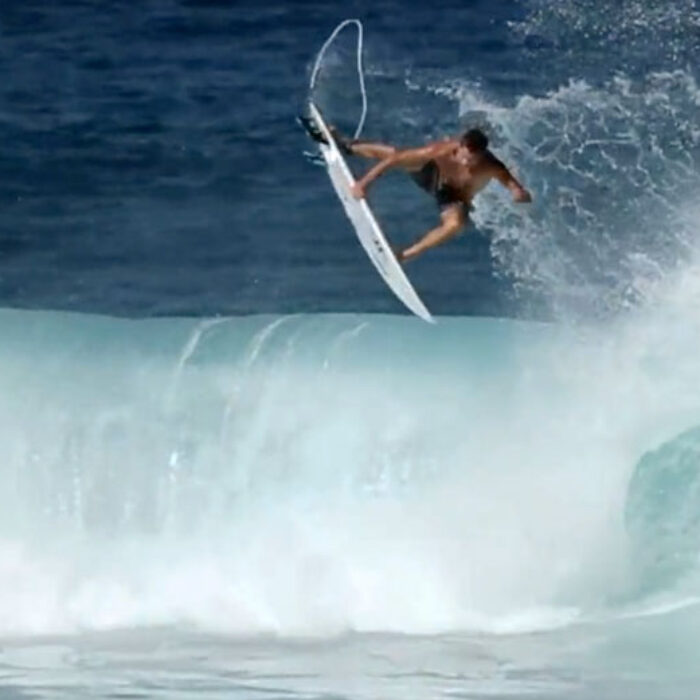Kalani David blows up the north shore.