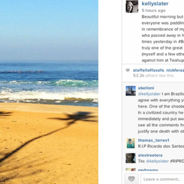 Ricardo dos Santos's senseless death has shaken the surf world.