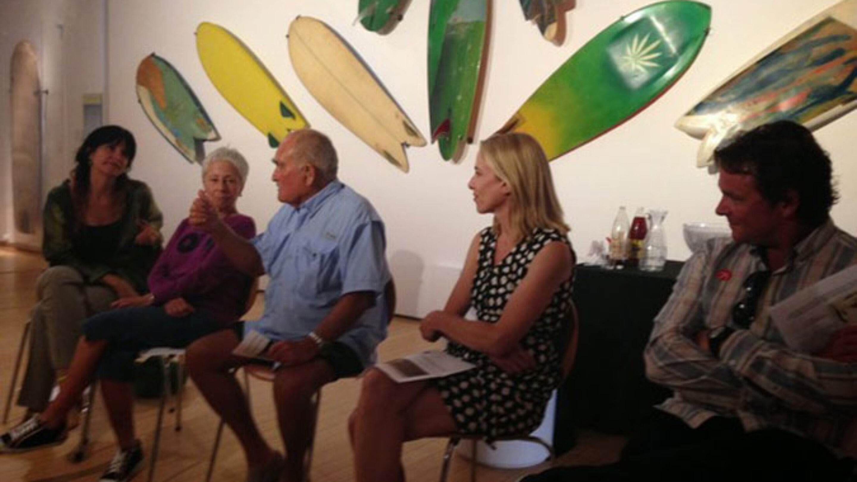 (Left to Right: Dr Edith Frampton, Linda Benson, John Elwell, Christine Knocke, Dr Jess Ponting)