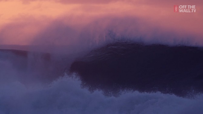 Pipeline sunset photo Vans