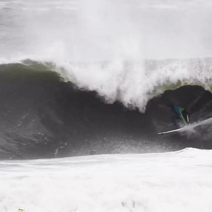 Buxton on a south swell turns into a whole different animal. North Carolina's winter tube fests are something of a legend–when it's on, it's really, really on.