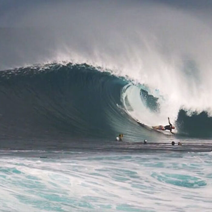 The Brazilian charger likes his barrels hollow, Hawaiian, and most of all, heavy.