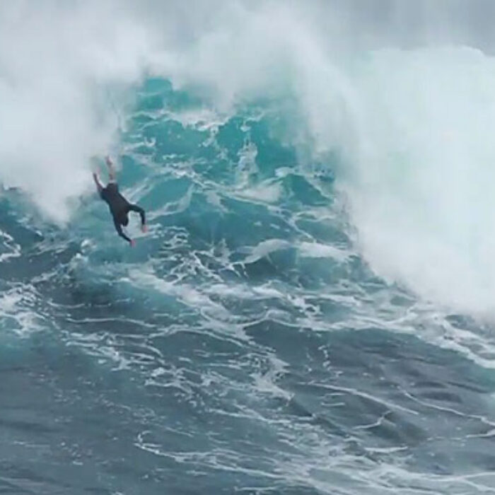 On February 10th, big wave surfers including Andrew Cotton, Garrett McNamara and Niccolo Porcella took on Pe'ahi on a slightly smaller day where things didn't always go according to plan!