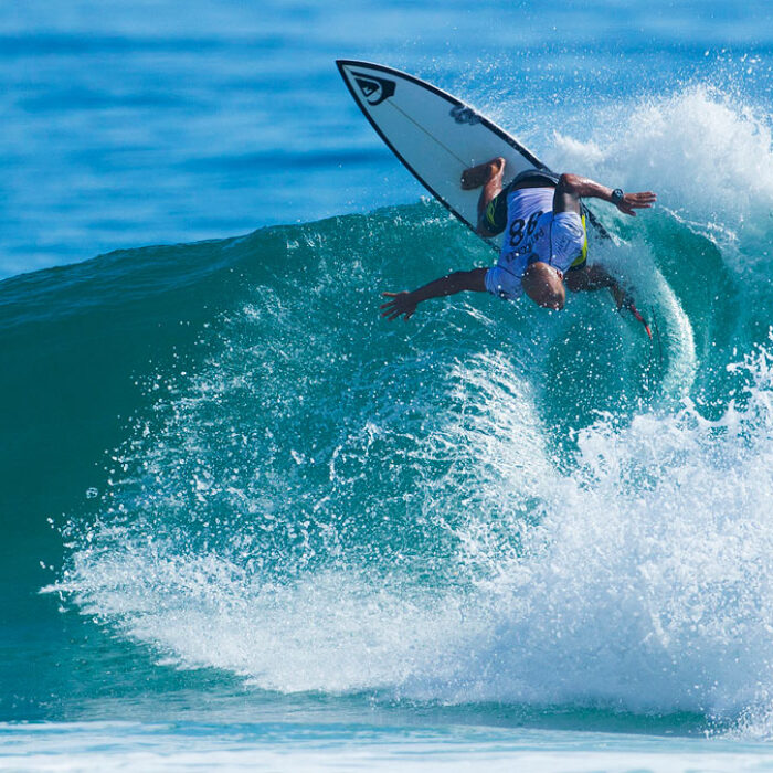 The new year of the new World Surf League capped off the first day of the first stop on the Samsung Galaxy Championship Tour.
