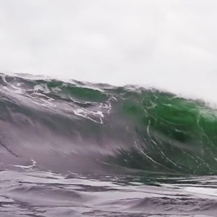 Shipstern's is a very strange wave. It's a warping, step-filled monster that roils out of deep water onto a jagged ledge.