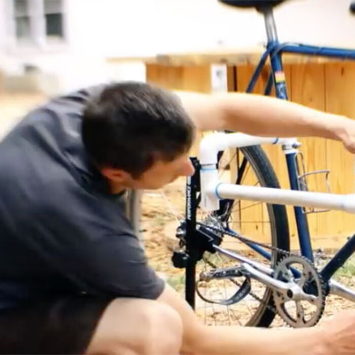 DIY: Surfboard Bike Rack