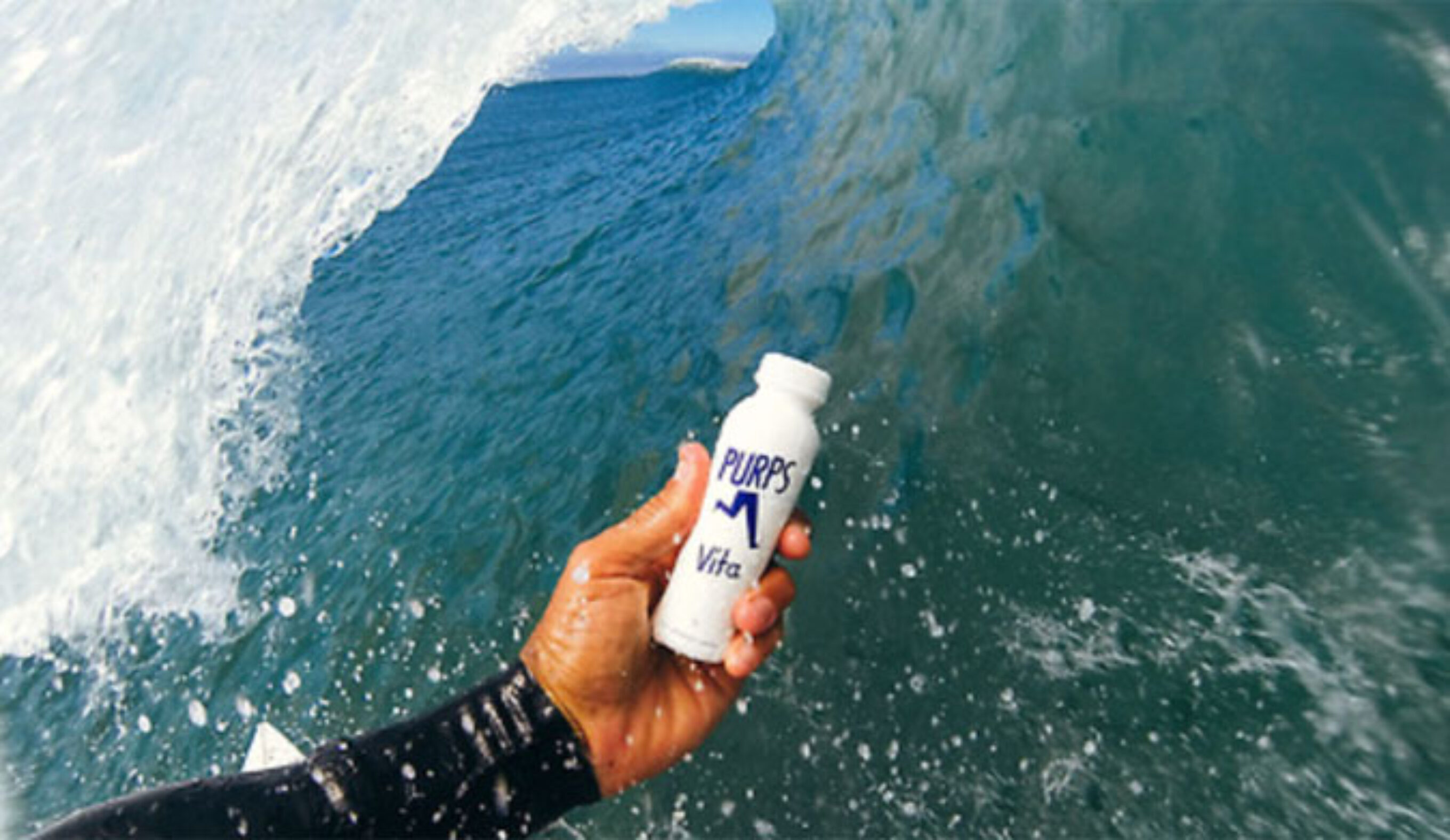 Kelly Slater's new company Purps, as seen on his Instagram.