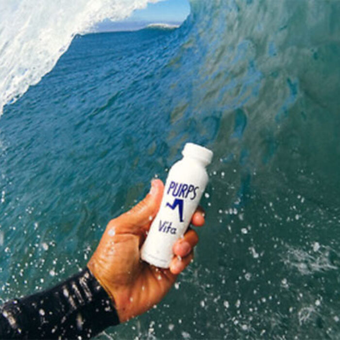 Kelly Slater's new company Purps, as seen on his Instagram.