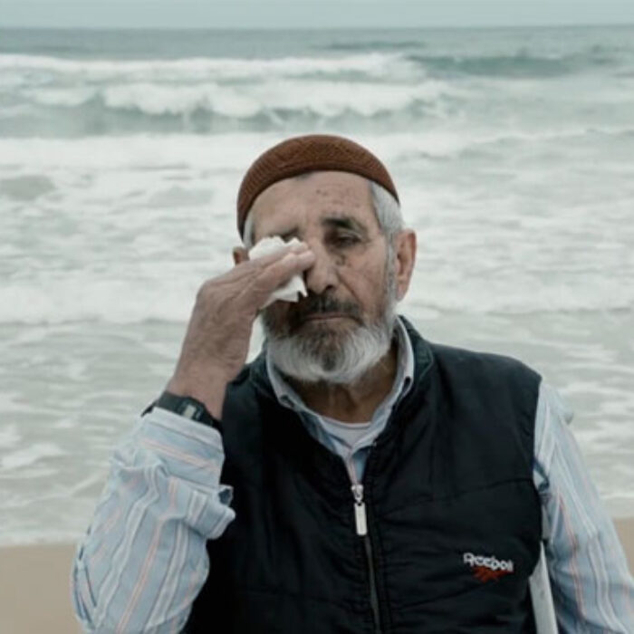 Man sees the sea for the first time.