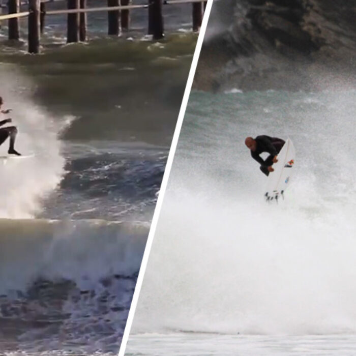 Kelly Slater vs. Dane Reynolds. Everyone wins in this tennis match.