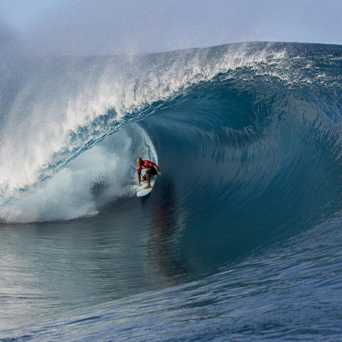 Kelly Slater's perfect 10 in Tahiti.
