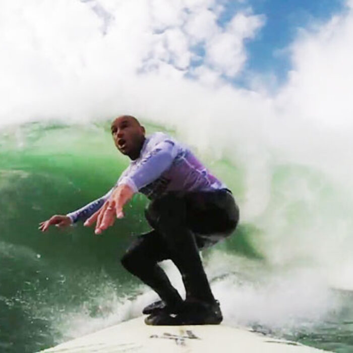 But what happens behind the scenes at events like Titans of Mavericks isn't really top of mind–as long as we get to see the insanity that is big wave surfing, we're happy.