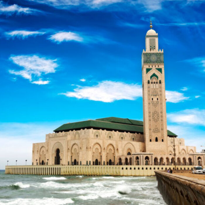 The Hassan II Mosque in Casablanca, Morocco. Photo: Shutterstock