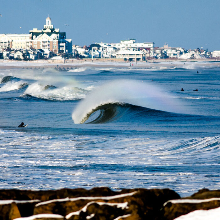 I've been shooting photographs for a few years now. The winter months in New Jersey are fun, but very cold, with blizzards that dump four feet of snow and whip up four feet of swell.