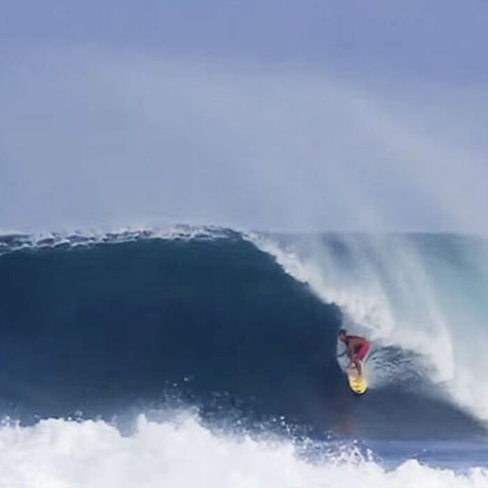 Rumor has it he spends so much time in the tube at Puerto that he's paying Poseidon rent.