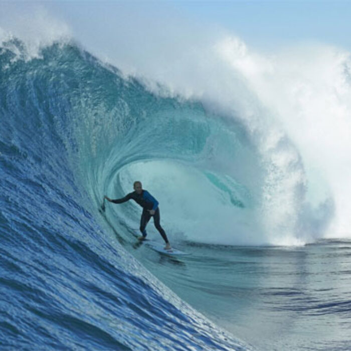 Mathews on a bomb at Cape Fear. Photo: Red Bull