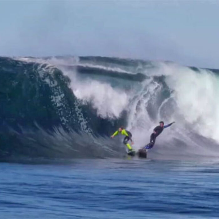 Mikey Brennan Burns Non-Local; Gets Barreled Off His Head