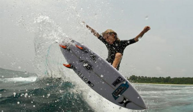 In between providing clean water filters to the developing world, Winter Vincent hucks his tail around like a little champ. Photo: W4W