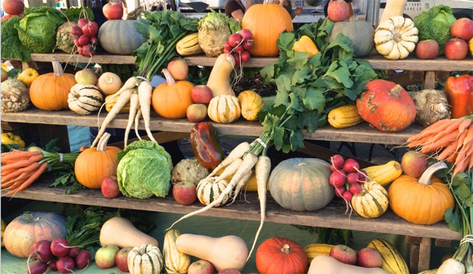 Buy fresh, oragnic, GMO-free food from a variety of markets around town.