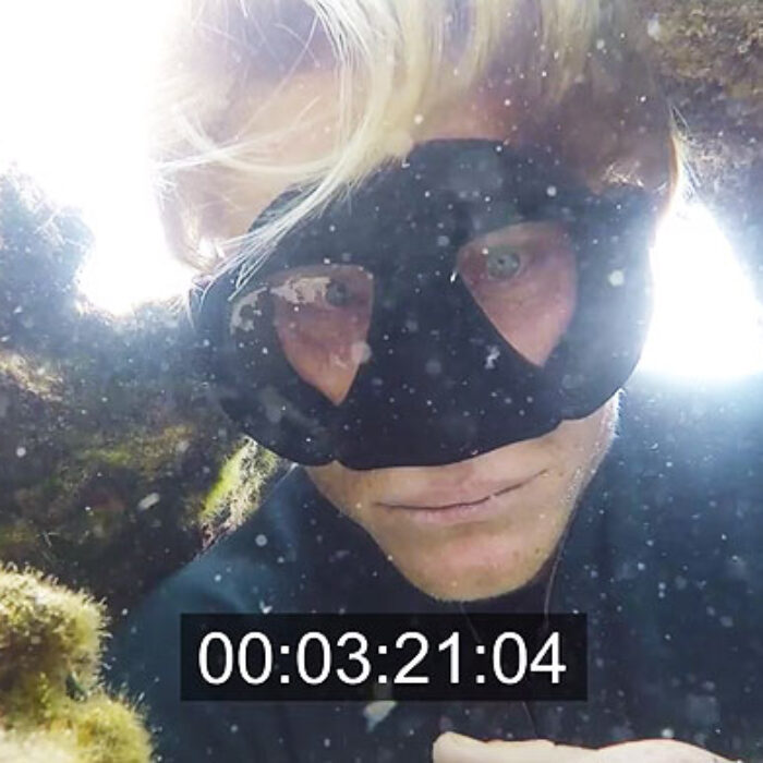 We went down to Sharks Cove where he dove underwater with a GoPro, wedged himself between two rocks, and basically fell asleep for a few minutes.