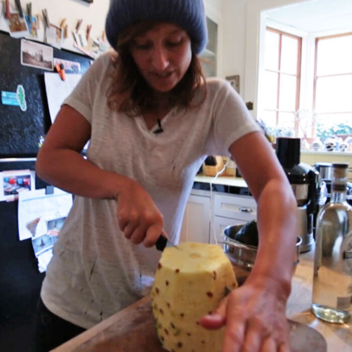 Kassia Meador Pineapple Making