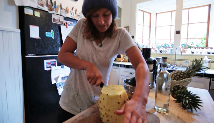 Kassia Meador Pineapple Making
